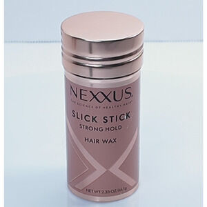 Nexxus Strong Hold Hair Wax Slick Stick for Slicked-Back Look with StyleProtect